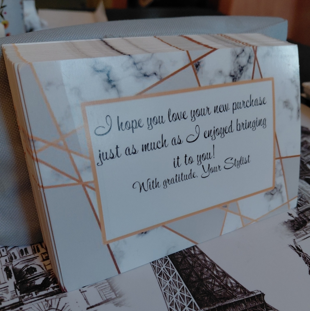 25ct. 4x6  Thank You Cards/3 Random Polymailers ✨️PRICE FIRM✨️ - Picture 4 of 5